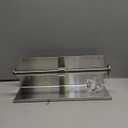 Double Toilet Paper Holder with Shelf Brushed Nickel Toilet Paper Holder Wall Mounted