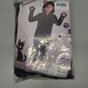 Cat Costume For Girls,Black Cat Noir Costume For Kids Dress Up,Prefect for Halloween,Animal Dress Up Party (Black, M)