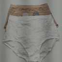 Bali Women's Breathe Underwear, High-Rise Briefs, Breathable Cotton Modal Lace Panties, 3-Pack (9, Almond/White/Almond)