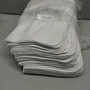 Biubumtu 50-Count Disposable Bath Hair Towels, 19.7" x 27.6" Thickened and Absorbent Salon & Spa Towels for Massage Yoga Camping Trips (White)