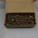 FMhotu #10 x 3 Trailer Deck Screws, Self-Tapping Sheet Wood Metal Screw, 258Pcs T25 Star Bits Reamer Tek Screws for Trailers, for Attaching Wood to Steel (Gold)