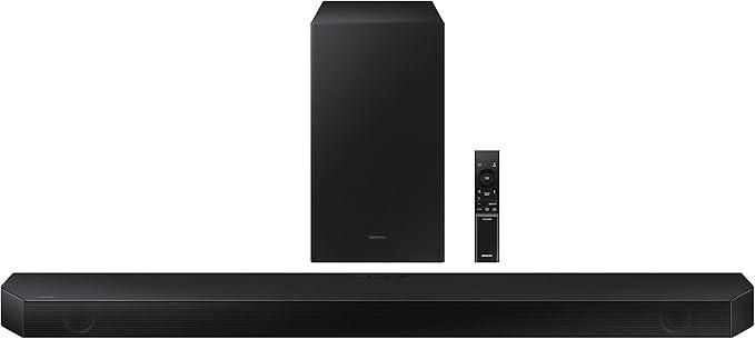 Samsung HW-Q600B 3.1.2ch Soundbar w/Dolby Audio, DTS:X, Q Symphony, Adaptive Sound, Game Pro Mode, Bluetooth Connection, Black