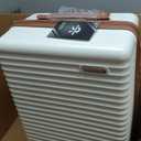 20-Inch Carry on Luggage,Carry-on Suitcase with Spinner Wheels and TSA Lock, 22x14x9 Airline Approved,Hardside Lightweight Travel Carry-on Luggage,Small Rolling Luggage (White, 20 IN)