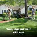 WORX 3 in 1 Cordless String Trimmer/Lawn Edger/Mini Mower, 13" Electric Weed Wacker with Command Feed, 20V Weed Eater with Brushless Motor, 4.0 Ah Battery & Charger Included, WG173, No Size