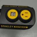 Stanley FATMAX PCI140 140W Power Inverter: 12V DC to 120V AC Power Outlet with Dual USB Ports