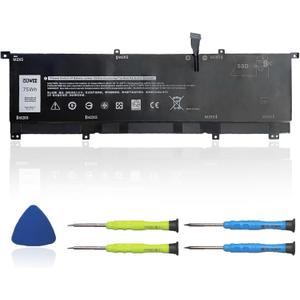 8N0T7 Laptop Battery Compatible with DELL XPS 15 9575 2-in-1 Precision 5530 2-in-1 Series Notebook 8N0T7 08N0T7 TMFYT 0TMFYT 11.4V 75Wh 6254mAh 6-Cell