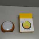 Wake Up Light Sunrise Alarm Clock White Noise Machine with Sunrise Sunset Simulation for Heavy Sleepers Kids Bedroom Dual Alarms Snooze Sound Brown Noise Machine with 25 Sounds for Sleeping (Wood)