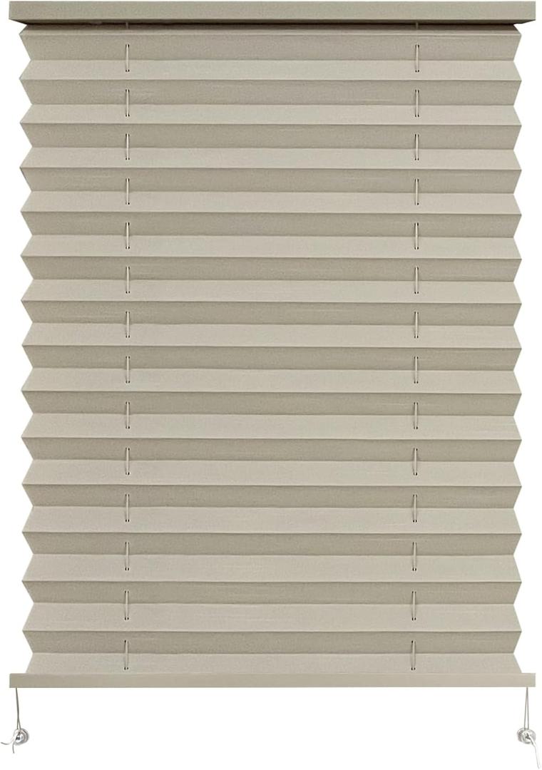 Dulepax RV Blinds - Pleated Shades, 17" W x 24" L Cappuccino RV Window Shades for Camper, Travel Trailers, Motorhome's Window Dulepax RV Blinds - Pleated Shades, 17" W x 24" L Cappuccino RV Window Shades for Camper, Travel Trailers, Motorhome's Window