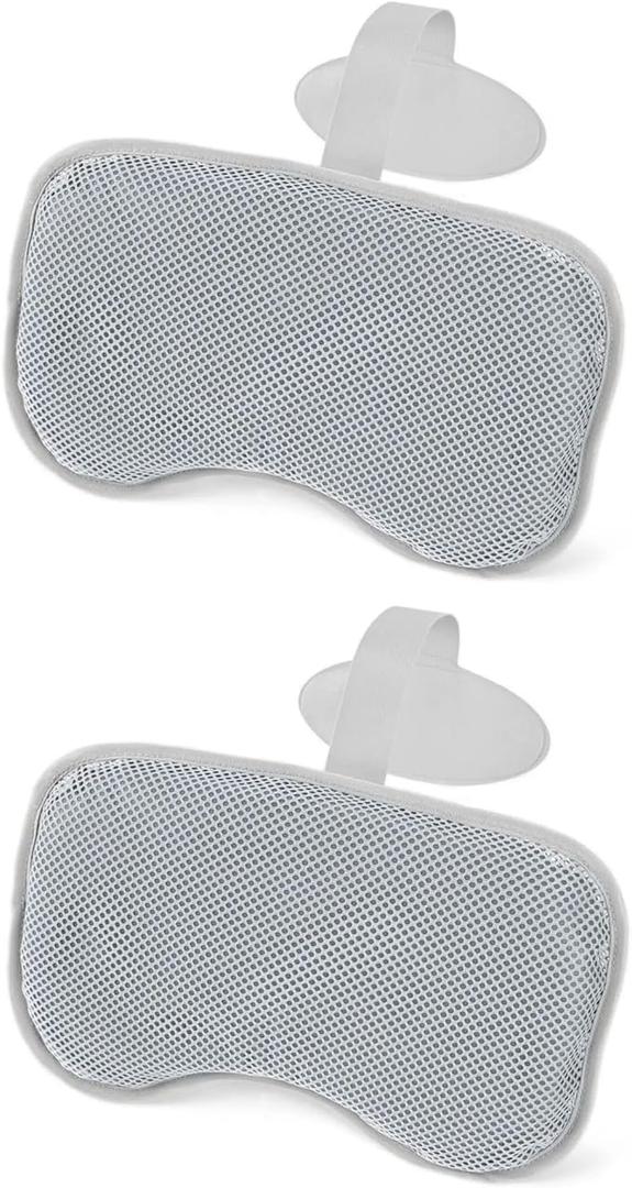 SaluSpa Padded Pillows (2-Pack) Grey