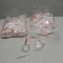 40 Pack Clear Plastic Fillable Ornament Ball 3.15''/80mm for Christmas,Holiday, Wedding,Party,Home Decor