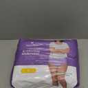 Amazon Basics Incontinence Underwear for Women, Protective, Disposable, Postpartum, Maximum Absorbency, Large, Lavender, 18 Count