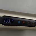 Hair Straightener - 2 in 1 Wet to Dry Hair Dryer and Straightener with High-Speed Airflow + Rapid Heat-Up + Customizable Temperature + LCD Display & Auto Shut-Off + No Heat Damage for All Hair Types (Champagne Gold)