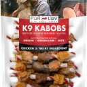 2 x Pur Luv Dog Treats, K9 Kabobs Made with Real Chicken and Duck, 12 Ounces, Dog Snacks, Healthy, Easily Digestible, Long-Lasting, High Protein Treat, Satisfies Urge to Chew (EXP 03/15/28)