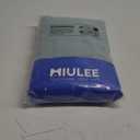 MIULEE Sea Green Linen Curtains 84 Inch Length for Bedroom Living Room, Soft Thick Linen Textured Window Drapes Semi Sheer Light Filtering Back Tab Rod Pocket Burlap Look Aqua Decor, 2 Panels