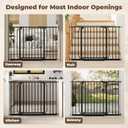 29"-45" Baby Gate for Stairs & Doorways, Auto Close Dog Gate Indoor