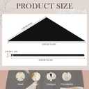 Hercicy 2 Pcs 2026 Shawl Wraps and Belt for Women, Knitted Cardigan Shoulder Top Sweater Shawl Scarf and Leather Belt Set (Black)