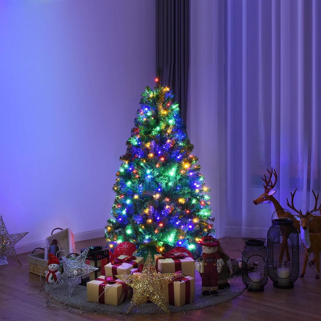 4Ft Pre-Lit Artificial Christmas Tree Hinged 100 LED Lights 4Ft Pre-Lit Artificial Christmas Tree Hinged 100 LED Lights