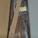 Rebee Vision Farmhouse Key Holder Wall Mount - Decorative Key and Mail Holder for Wall with 7 Hooks and Shelf Organizer - Ideal Apartment Essentials for Aesthetic Home Decor (Rustic Brown) (Large - 12 Inch)