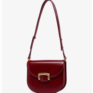 LAFESTIN Small Split Leather Crossbody Purses For Women with Adjustable Strap Shoulder Handbags with Credit Card Slot