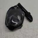 Full Face Snorkel Mask with Dry Top Breathing System, Foldable Panoramic View Snorkeling Mask with Detachable Camera Mount & Travel Bag for Snorkeling Swimming, Anti-Fog Anti-Leak (Large-X-Large)