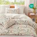 Floral Comforter Full Size, Cottagecore Botanical Bedding Set