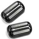 Pack of 2 Series 5 Series 6 53B Shaver Replacement Head Compatible with Braun S5 S6 Razors, Compatible with Braun S5 Replacement Head, for Series 5(New Gens) Razor 5020s, 5049cs, 6020s, 6072cc, 6090cc Etc