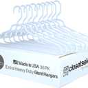 19" XL Plastic Hangers, Giant Heavy Duty Hanger, Merrick, XL Hanger, 36