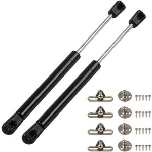 Gas Struts 10In Gas Struts Spring, 35Lb/156N Gas Prop Shocks Lift Support for RV Door Truck Tool Box Tanning Bed Cover Motorhome Basement Floor Boat Hatch Door Shed Window