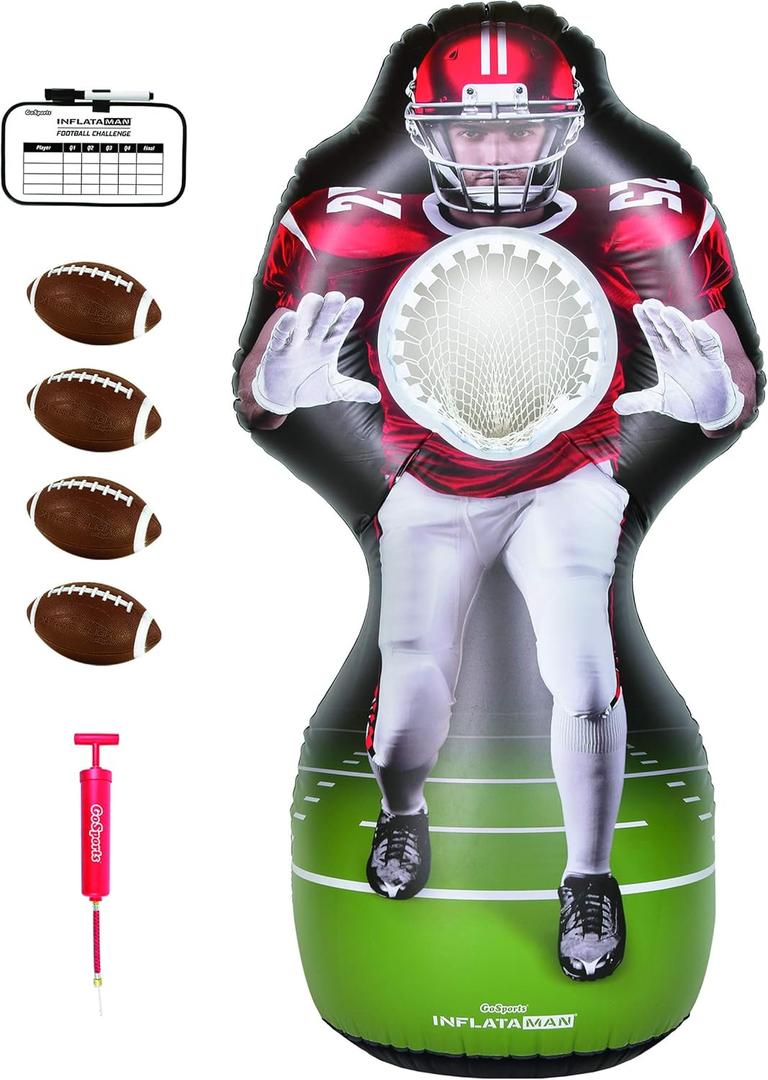 GoSports Inflataman Football Challenge - Inflatable Receiver Touchdown Toss Game GoSports Inflataman Football Challenge - Inflatable Receiver Touchdown Toss Game