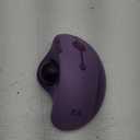 seenda Wireless Trackball Mouse, Bluetooth Rollerball Thumb Control Mice Ergonomic, Rechargeable, Multi Devices Connection Compatible for Mac/Android/Windows Computers - Purple