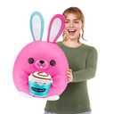 ZURU Snackles (Cinnabon Bunny Super Sized 14 inch Plush by ZURU, Ultra Soft Plush, Collectible Plush with Real Licensed Brands, Stuffed Animal