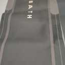 MontVoo-Bath Mat-Bath Mat Rug Non Slip Super Absorbent Stain Resistant Quick Dry Thin Bathroom Rug-Bath Mats for Bathroom Floor Bathtub Vanity-Bathmat Bath Rug Easy Care (17"x50"(Runner), Darkgrey)