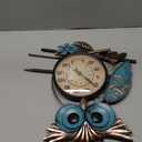 MUMTOP Outdoor Thermometer, 42 Inch Metal Owl Garden Stake Outside Wall Thermometer for Patio, Yard and Garden