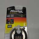 Master Lock Heavy Duty Disc Padlock [Combination] [Stainless Steel] [Outdoor] M40EURDNUM - Best Used for Storage Units, Sheds, Garages, Trailers and More