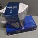 Brita Wave 10 Cup Water Pitcher Plus 2 Advance Filters, Assorted Colors (Clear) (Copper)