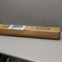 LUCKUP Cordless Bamboo Roman Blinds Shades for Indoor Windows-Blackout Room Darkening Roman Blinds with 6" Valance Cover Enhanced Privacy, 32" W x 64" H (Privacy-carbonized Color)