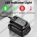 WA3742 Charger Compatible with Worx Battery 20V WA3520 WA3525 WA3575 WA3674 Replacement for Worx 20V Battery Charger WA3732 WA3868