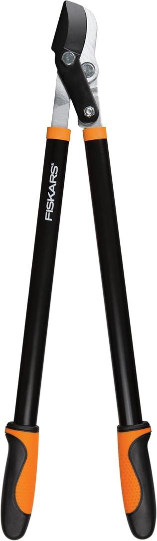 Fiskars 28-Inch Power-Lever Garden Bypass Lopper and Tree Trimmer, Sharp Precision-Ground Steel Blade for Cutting Branches up to 1.75-Inch Diameter Fiskars 28-Inch Power-Lever Garden Bypass Lopper and Tree Trimmer, Sharp Precision-Ground Steel Blade for Cutting Branches up to 1.75-Inch Diameter