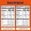 BEN'S ORIGINAL Ready Rice Creamy Four Cheese and Cheddar Broccoli Variety Pack, Easy Dinner Sides, 8.5 OZ Pouch (Pack of 6) (EXP 01/30/27)