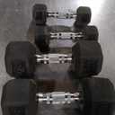 CAP Barbell 50lb Set of Coated Hex Dumbbells, 5lbx2 and 20lbx2