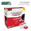 Krispy Kreme Classic, Single-Serve Keurig K-Cup Pods, Medium Roast Coffee, 32 Count (EXP 09/04/26)