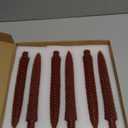 Nuanchu 6 Pcs Pinecone Shaped Taper Candles Brown Pinecone Candle Autumn Table Centerpieces Harvest Candlesticks Gifts Fall Farmhouse Decoration for Dinner Holiday Autumn Thanksgiving Harvest