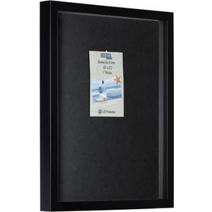 Caesar Home Shadow Box Display Frame with 2 Backgrounds and UV Protection, Multiple Sizes (16x20)