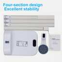 Height Measurement Tool for Kids, Precision Stadiometer Portable Height Measuring Rod, Scale 8-83 inches/20-210 cm, Suitable for Clinics Homes Hospitals and Adults