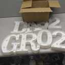 Forwe 2026 Graduation Decorations, 8 LED Marquee Light Up Letters GRAD 2026 Kindergarten High School College Graduation Decorations Party Supplies (White)