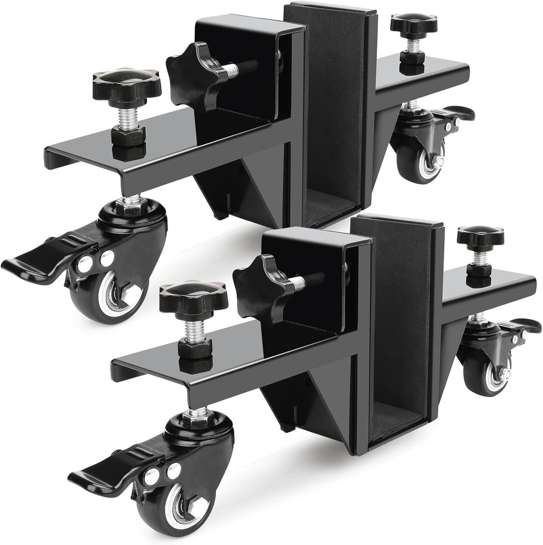 Upgraded Heavy-Duty Door Installation Kit, 2-Piece Door Dolly for 1-10/32" and 1-30/32" Thick Pre-Hung, Front and Slab Doors, Door Installation Tools, Door Lifter Nut to prevent shaking