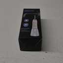 H2ofloss Water Dental Flosser Portable Dental Oral Irrigator with 5 Modes, 6 Replaceable Jet Tips, Rechargeable IPX7 Waterproof Teeth Cleaner for Home and Travel -300ml Detachable Reservoir (HF-6) (White)