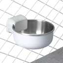 Diggs Crate Bowl for Dogs - Clip on Pet Bowl for Water & Food - Puppy Training Necessities - Spill-Resistant, Universal Dog Crate Accessories (30oz.)