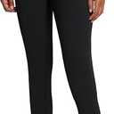 baleaf Winter Clothing Women Leggings Fleece Lined Tights Thermal Warm Thick Cold Weather Gear 1 Pockets XL