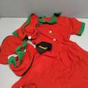Costumerry Elf Costume for Girls Kids Christmas Elf Santa's Dress Outfit (9-11 Years)